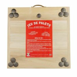 Mecabois Juego completo de tejo bretón tradicional - 12 discos, tablero de madera y maestro de hierro fundido Precio: 97.49999952. SKU: B1AK9D6J4X