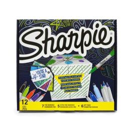 Rotulador Permanente Special Pack Sharpie + Gift On Caja De 12 7X Fine 5X Ultra Fine Set Of Tags (3 Blancas + 3 Negras) De Regalo Precio: 14.58999971. SKU: B1FQ6PVJ3L