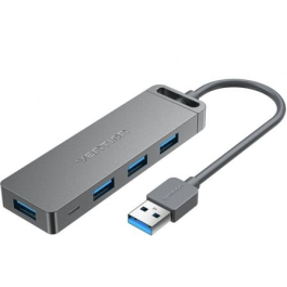 Vention CHLHD Hub USB 3.0 de 4 Puertos con Carga PD, Gris, Velocidad 5Gbps Precio: 7.49999987. SKU: B1H49YB2QE