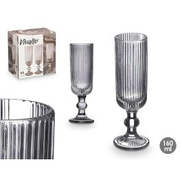 Copa Cava Gris Rayas 160 Ml Vivalto 5X18CM (24 Unidades) Precio: 40.49999954. SKU: B1FDZHY9ZT
