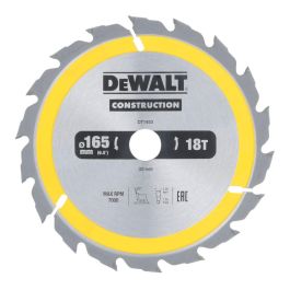 Dewalt Dt1933 - qz Disco para Construcción ø165 x 20 mm 18 Dientes