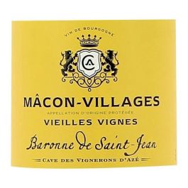 Baronne de Saint-Jean 2022 Mâcon-Villages Vieilles Vignes - Vino blanco de Borgoña