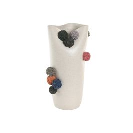 DKD Home Decor Jarrón Urban de Cerámica Blanco Multicolor 25 x 42 x 25 cm con Pompones DKD Home Decor Jarrón Urban de Cerámica Blanco Multicolor 25 x 42 x 25 cm con Pompones Precio: 121.79000053. SKU: B19SKLZQK8