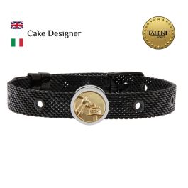 Pulsera Unisex Cake Designer Talent Jewels TJA-3-04-01-2-235 Negro