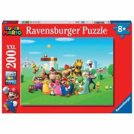 Ravensburger RAV4005556129935 Puzzle SUPER MARIO XXL de 200 piezas - Las aventuras de Super Mario - Juego educativo +8 años