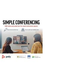 HP R30 Studio Barra de Video USB con Audio Superior y Video Avanzado para Colaboración