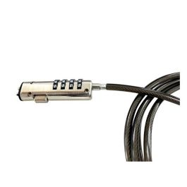Nilox Cable de Seguridad para Portátil con Combinación Nano, Negro Nilox Cable de Seguridad para Portátil con Combinación Nano, Negro