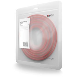 LINDY Cable Patch Cat7 S/FTP LSZH Rohkabel, Rojo, 5.00m