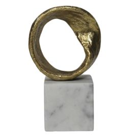 DKD Home Decor Decoracion Moderno Dorado Blanco Aluminio Marmol 8 x 20 x 12 cm (2 Unidades) Precio: 22.99. SKU: B1G56BCENE