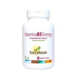 Sinergy Vitamina B5 Ácido Pantoténico 1000mg 180 Comp. Vegano. Reduce Cansancio y Fatiga, Metabolismo Energético Precio: 27.5. SKU: B1D5XQQAVJ