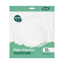 Set de Platos Algon Plástico 20,5 cm 20,5 x 3 cm 12 Piezas (18 Unidades) Set de Platos Algon Plástico 20,5 cm 20,5 x 3 cm 12 Piezas (18 Unidades)