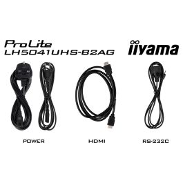 iiyama LH5041UHS-B2AG Pantalla LCD UHD 4K de 50 Pulgadas para Señalización Digital 24/7