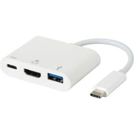 eSTUFF Hub Multiport AV USB-C a HDMI / USB 3.0 / Carga Type-C para MacBook, iPad y dispositivos compatibles Precio: 27.78999982. SKU: B187AHD2ST