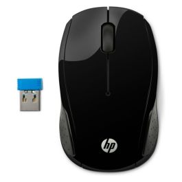HP 200 Wireless Mouse, Económico Ambidextro, Diseño Ergonómico y Contorneado para Ambas Manos, Libertad de Movimiento Inalámbrica.