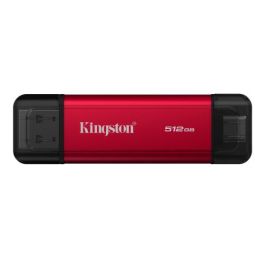 Kingston SSD Portátil Dual USB-A/C 512GB SPSD/512GB, USB 3.2 Gen 2, Hasta 1050MB/s Lectura, 950MB/s Escritura