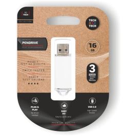 Tech One Tech Memoria USB Basic White Pendrive 16 GB Tipo A USB 2.0 Precio: 5.50000055. SKU: B1FEGQZYCG