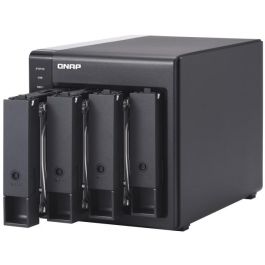 QNAP TR-004 Unidad de Disco Múltiple Negra USB 3.0 4 Bahías RAID