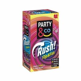 Party & Co. Rush Juego de Mesa de Fiesta Contrarreloj. Para 4 Jugadores. Incluye 240 Cartas y Relojes de Arena. Edad +14 Años.