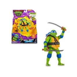 Famosa Figura Tortugas Ninja Deluxe Articulada con Sonidos de Batalla y Accesorios de Armas de Plástico 15cm - Modelos Surtidos - Edad 4+ Años