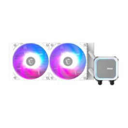 MSI MAG CORELIQUID A13 240 Sistema de Refrigeración Líquida para CPU, Blanco, 2 Ventiladores, ARGB, 306-7ZWCA21-L80