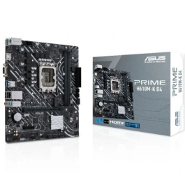 ASUS PRIME H610M-K D4 Intel LGA 1700 HDMI PCIe 4.0 4SATA3 USB3.2 MATX Precio: 90.49999948. SKU: S7810092