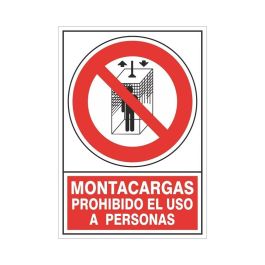 Señal 428 Plast.295X210''Mont.Pr.Us.Pers'' Montacargas Prohibido El Uso A Personas Duver Precio: 6.50000021. SKU: B13VWG9JDR