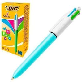 Set de Bolígrafos Bic Fun Azul Blanco (12 Piezas) Precio: 18.99000015. SKU: S8401618