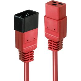 LINDY Extensión de alimentación IEC C19 a C20, 1m, Rojo