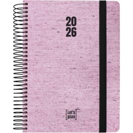 Agenda Anual (2026) Grafoplas Ecojeans Espiral Tapa Extradura Con Goma A5 210X145 D/P Rosa Precio: 16.50000044. SKU: B19BVPX39D