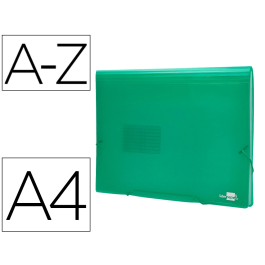 Liderpapel 32113 Carpeta Clasificadora Fuelle Polipropileno DIN A4 Verde Transparente 13 Departamentos Precio: 4.94999989. SKU: B1JW7228LG