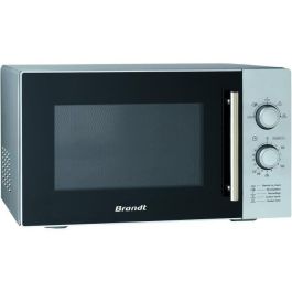 BRANDT SM 2602S Microondas monofunción plateada - 26 L - 900 W - Independiente