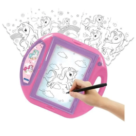Lexibook Proyector de Dibujo de Unicornios con Patrones y Sellos para Niños