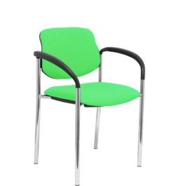 Silla Piqueras Y Crespo Villalgordo Confidente Brazos Fijos Chasis Cromo Asiento Y Respaldo Tapizados Bali Pistacho Precio: 169.89000039. SKU: S5703351