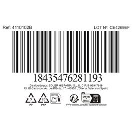 La Mediterranea Plato Postre Calobra Ø21.3 cm Azul (24 Unidades)