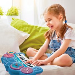 Lexibook Teclado Electrónico C/Micro Stitch K707D con Efectos de Luz y Melodías Demo