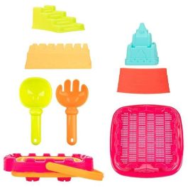 Color Baby Cubo castillo de playa plegable con juguetes de playa Color Beach, portátil y fácil de guardar, para niños +18 meses Color Baby Cubo castillo de playa plegable con juguetes de playa Color Beach, portátil y fácil de guardar, para niños +18 meses