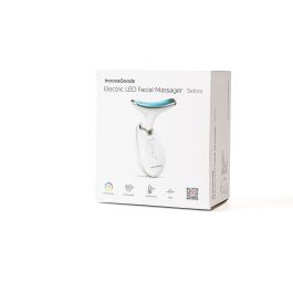 Masajeador Facial Eléctrico Reafirmante para Cara y Cuello con LED, EMS y Calor Selora InnovaGoods