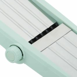 Livoo MEN429 Mandolina 3 en 1 de Acero Inoxidable, Mango Extraíble, Empujador con Púas, Patas Antideslizantes