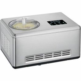 Severin EZ7405 Heladera 2 en 1 para Helados, Sorbetes y Yogur Helado con Compresor Integrado, Sin Pre-Congelación, Pantalla Táctil LED Acero Inoxidable