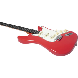 Eko Strato ST300 Guitarra Eléctrica Roja Forma Stratocaster