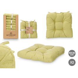 Set 2 Cojines Silla Verde 40X40Cm Giftdecor (6 Unidades) Set 2 Cojines Silla Verde 40X40Cm Giftdecor (6 Unidades)