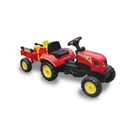 Tractor a pedales rojo. Tractor a pedales rojo.