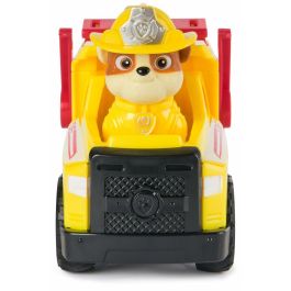 Spinmaster SPI6072662 Figura de Rubben Vehículo de Bomberos y Rescate con 2 Proyectiles - Patrulla Canina - A partir de 3 años