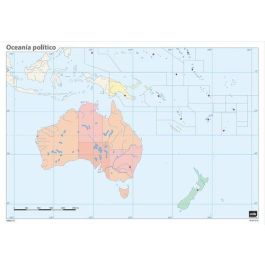 Mapa Mudo Erik Color Politico Oceania 50 unidades Precio: 5.79000032. SKU: B1EWAWHGMA