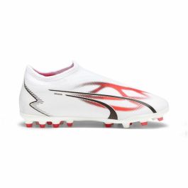 Botas de Fútbol para Niños Puma Ultra Match Ll MG Blanco