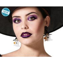 Pendientes Fantasma Blanco y Negro para Halloween y Fiestas, ideales para disfraces Precio: 1.49999949. SKU: B1E3QAGQYB