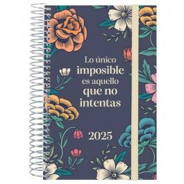 Finocam Agenda Anual Design Collection Espiral E5-117x181 mm 1Dp Imposible 2025