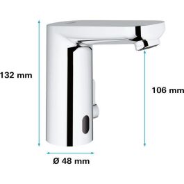 Grohe Get E Mezclador de Lavabo de Repisa Infrarrojos 6V Cromo Grohe Get E Mezclador de Lavabo de Repisa Infrarrojos 6V Cromo