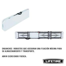 Banco plegable maletín lifetime 183x29x42 cm Banco plegable maletín lifetime 183x29x42 cm
