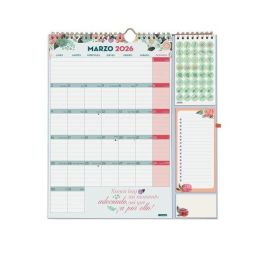Finocam Calendario De Pared Plus 16 Meses 215x325 mm con Frases Motivadoras, Septiembre 2025 - Diciembre 2026, Incluye Pegatinas y Notas Engomadas Precio: 8.59000054. SKU: B13X3B76WM